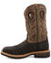Image #3 - Twisted X Men's Lite Western Work Boots - Alloy Toe, Black, hi-res