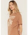 Image #2 - Idyllwind Women's Here Comes Trouble Short Sleeve Graphic Tee, Caramel, hi-res