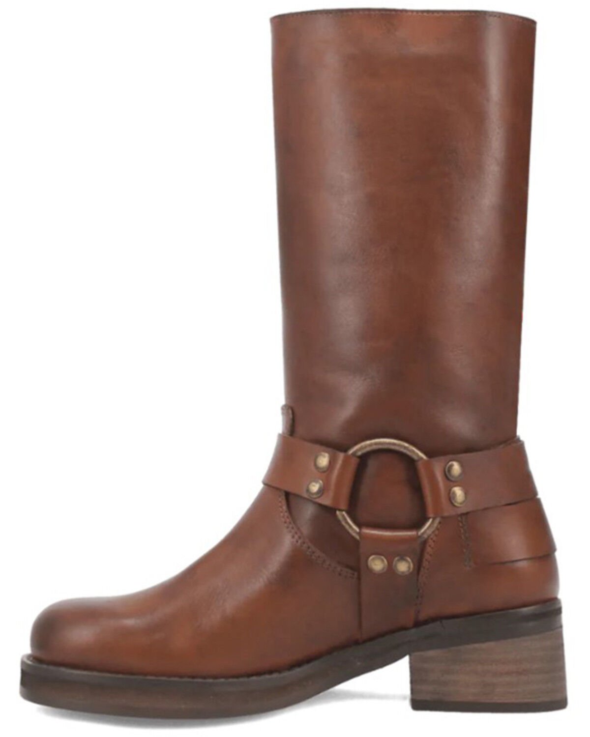 Image #3 - Dingo Women's Harlee Harness Boots - Round Toe, Brown, hi-res