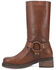 Image #3 - Dingo Women's Harlee Harness Boots - Round Toe, Brown, hi-res