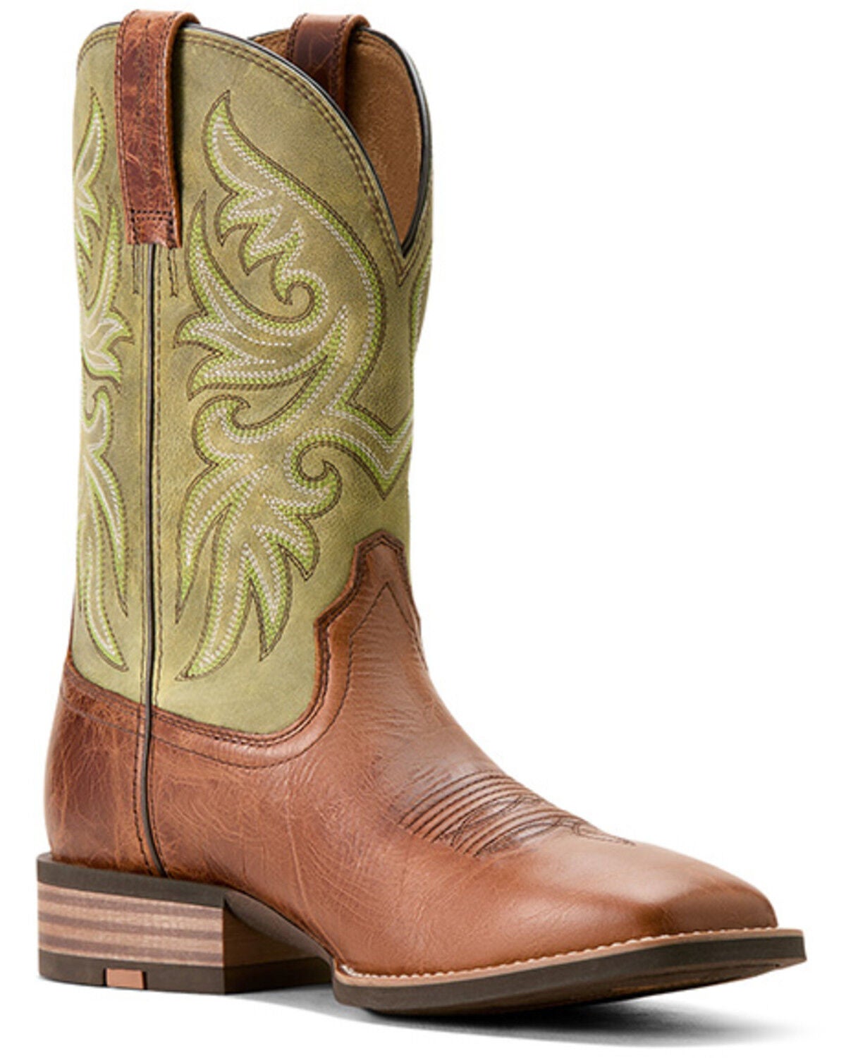Ariat Men's Slingshot Performance Western Boots - Broad Square Toe, Brown, hi-res