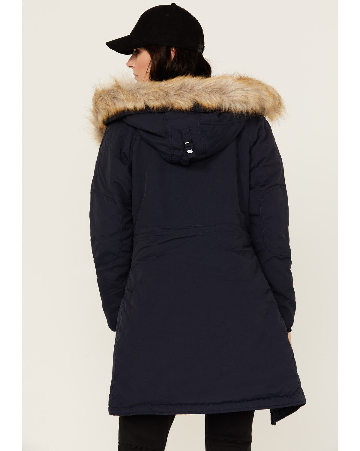 Image #4 - Alpha Industries Women's Elyse Gen II Hooded Parka, Navy, hi-res