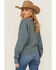 Image #4 - Wrangler Retro Women's Solid Logo Sweatshirt, Blue, hi-res