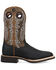 Image #2 - Dan Post Men's Royston Performance Western Boots - Broad Square Toe, Black, hi-res