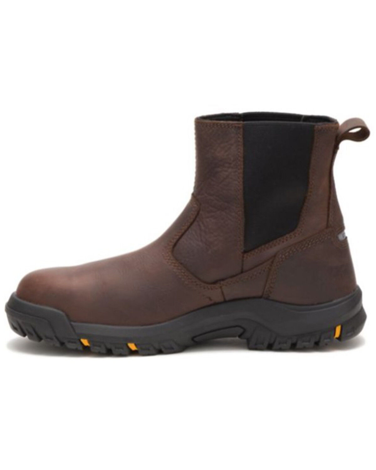 Image #3 - Caterpillar Men's Wheelbase Work Boots - Steel Toe, Russett, hi-res