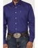 Image #3 - Cinch Men's Solid Long Sleeve Button-Down Western Shirt, Purple, hi-res
