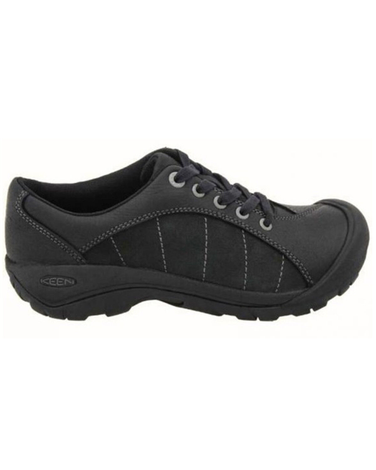Image #2 - Keen Women's Presidio Hiking Shoes - Soft Toe, Black, hi-res