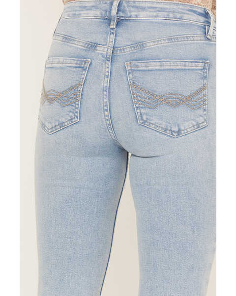 Image #4 - Idyllwind Women's Melbourne Medium Wash High Risin Distressed Bootcut Jeans, Medium Wash, hi-res