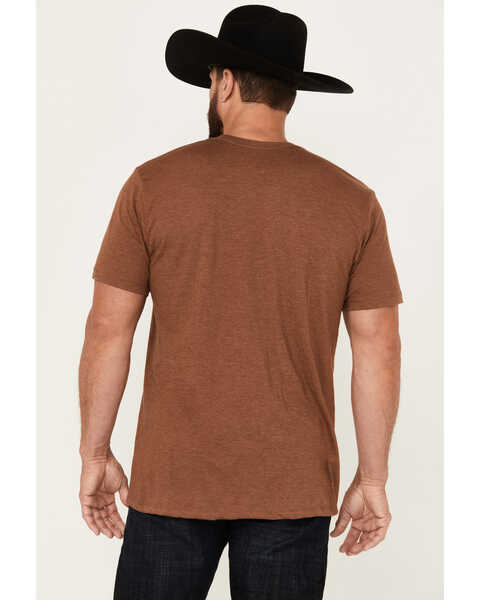 Image #4 - RANK 45® Men's Veril Short Sleeve Graphic T-Shirt, Lt Brown, hi-res