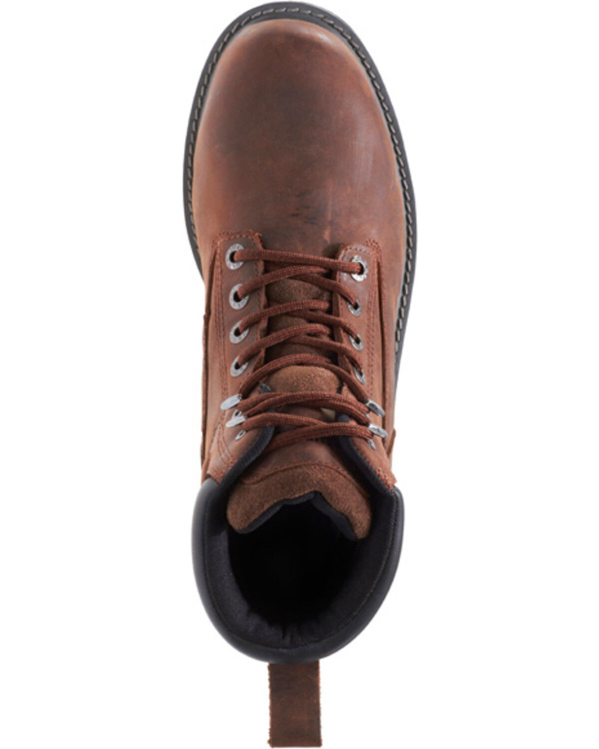Image #6 - Wolverine Men's Floorhand Waterproof 6" Work Boots - Soft Toe, Dark Brown, hi-res