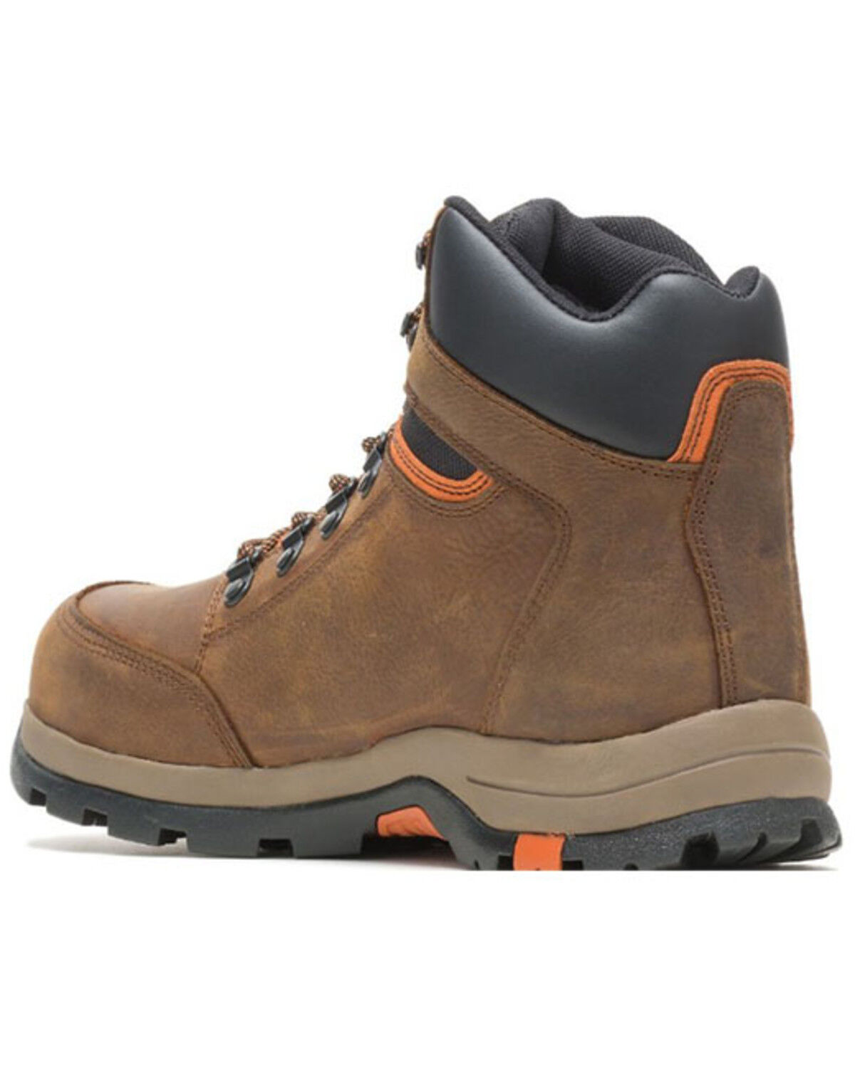 Image #3 - Wolverine Men's Grayson Waterproof Work Boots - Steel Toe, Brown, hi-res