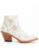 Image #2 - Shyanne Women's Carine Crackadela Floral Western Fashion Booties - Round Toe, White, hi-res