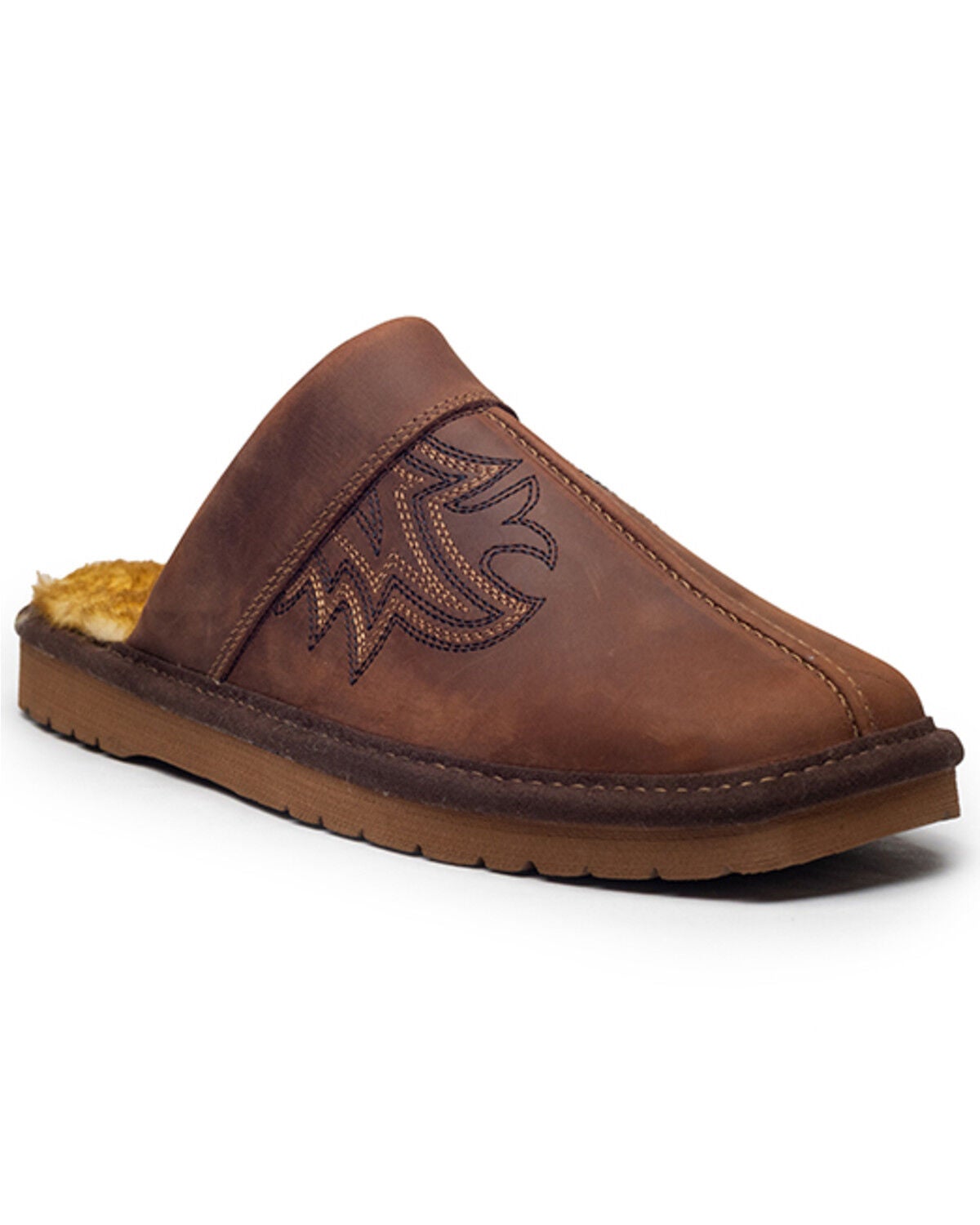 Ariat Men's Silversmith Slippers, Chocolate, hi-res