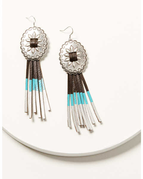 Idyllwind Women's Alamosa Antique Silver Earrings, Silver, hi-res