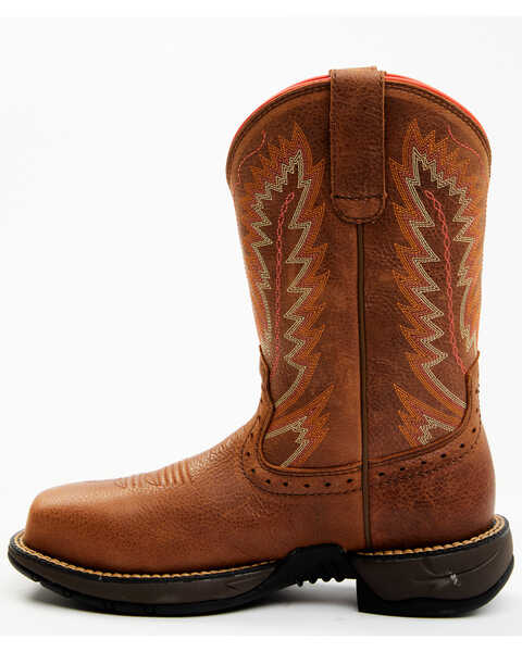 Image #3 - Shyanne Women's Drifting Western Work Boots - Composite Toe, Brown, hi-res