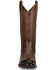 Image #4 - Frye Women's Billy Pull-On Deco Stitch Western Boots - Round Toe, Brown, hi-res