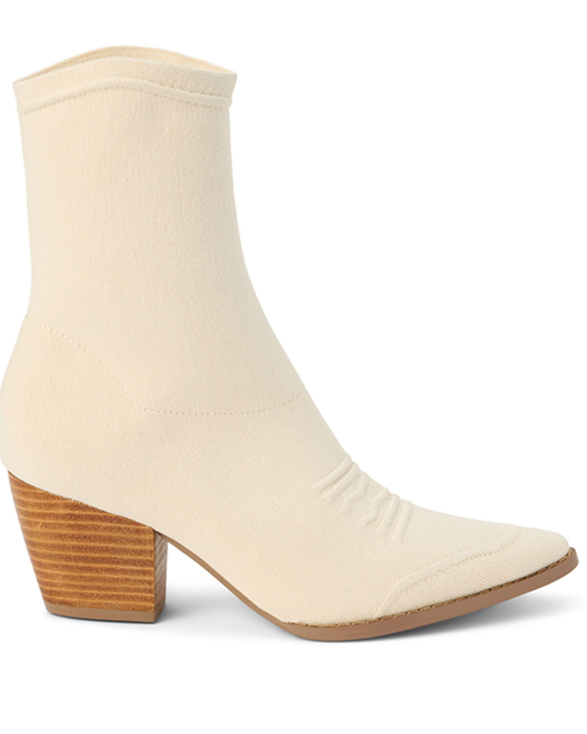 Image #2 - Coconuts by Matisse Women's Lynne Booties - Snip Toe, Ivory, hi-res