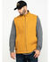 Image #1 - Hawx Men's Khaki Canvas Sherpa Lined Work Vest, Brown, hi-res