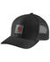 Image #1 - Carhartt Men's Rugged Flex® Logo Ball Cap, Black, hi-res