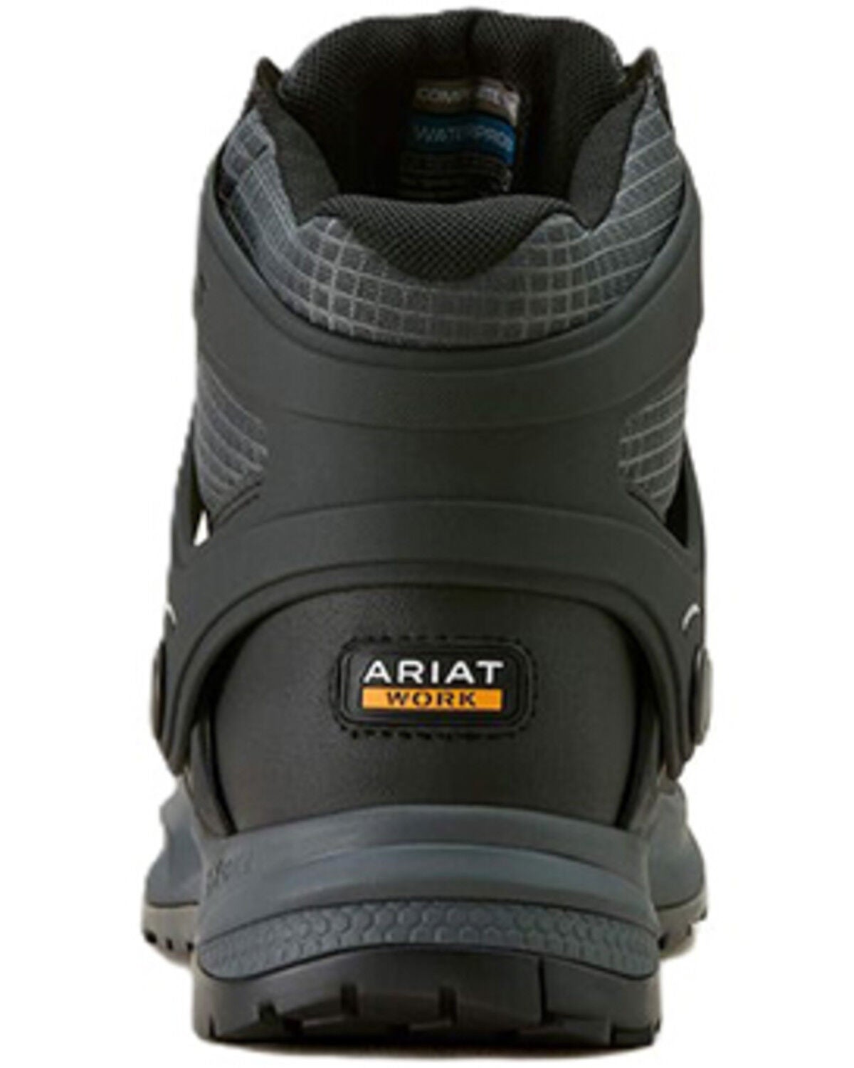 Image #3 - Ariat Men's Outpace Shift 6" Waterproof Lace-up Work Boots - Composite Toe, Black, hi-res