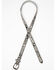 Shyanne Women's Snake Print Skinny Belt, Grey, hi-res