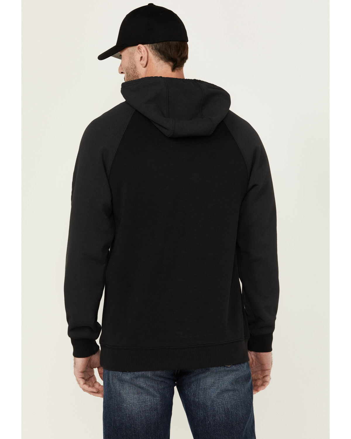 Image #4 - Cody James Men's FR Logo Sleeve Hooded Pullover, Black, hi-res