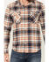 Image #3 - Brixton Men's Bowery Plaid Print Long Sleeve Button-Down Flannel Shirt, Navy, hi-res