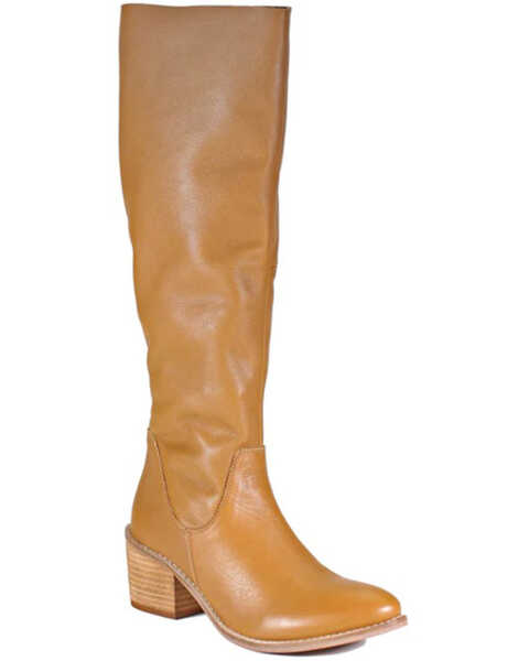 Diba True Women's Mal Tese Tall Fashion Boots - Medium Toe , Tan, hi-res