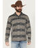 Image #1 - Powder River Outfitters by Panhandle Men's Pro Southwestern 1/4 Zip Henley Long Sleeve Shirt, Brown, hi-res