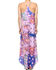 Glam Women's Sleeveless Floral Maxi Dress , Multi, hi-res