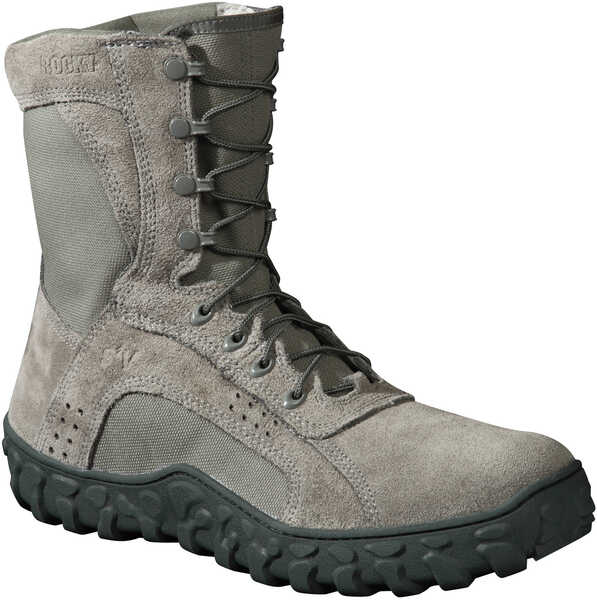 Image #1 - Rocky S2V Tactical Military Boots - Steel Toe, Grey, hi-res