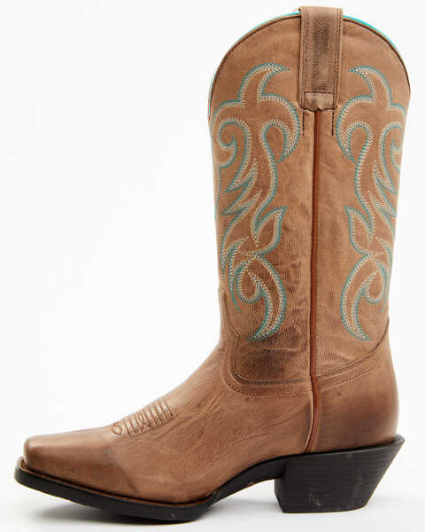 Image #3 - Shyanne Women's Xero Gravity Embroidered Performance Western Boots - Square Toe, Brown, hi-res