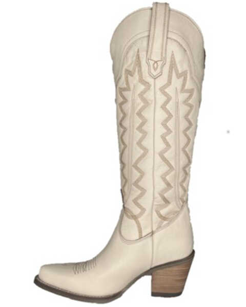 Image #3 - Dingo Women's High Cotton Western Boots - Pointed Toe, Sand, hi-res