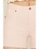 Image #2 - Wrangler Women's High Rise Cowboy Denim Shorts, Light Pink, hi-res