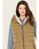 Image #2 - Rino & Pelle Women's Nicci Puff Vest, Olive, hi-res