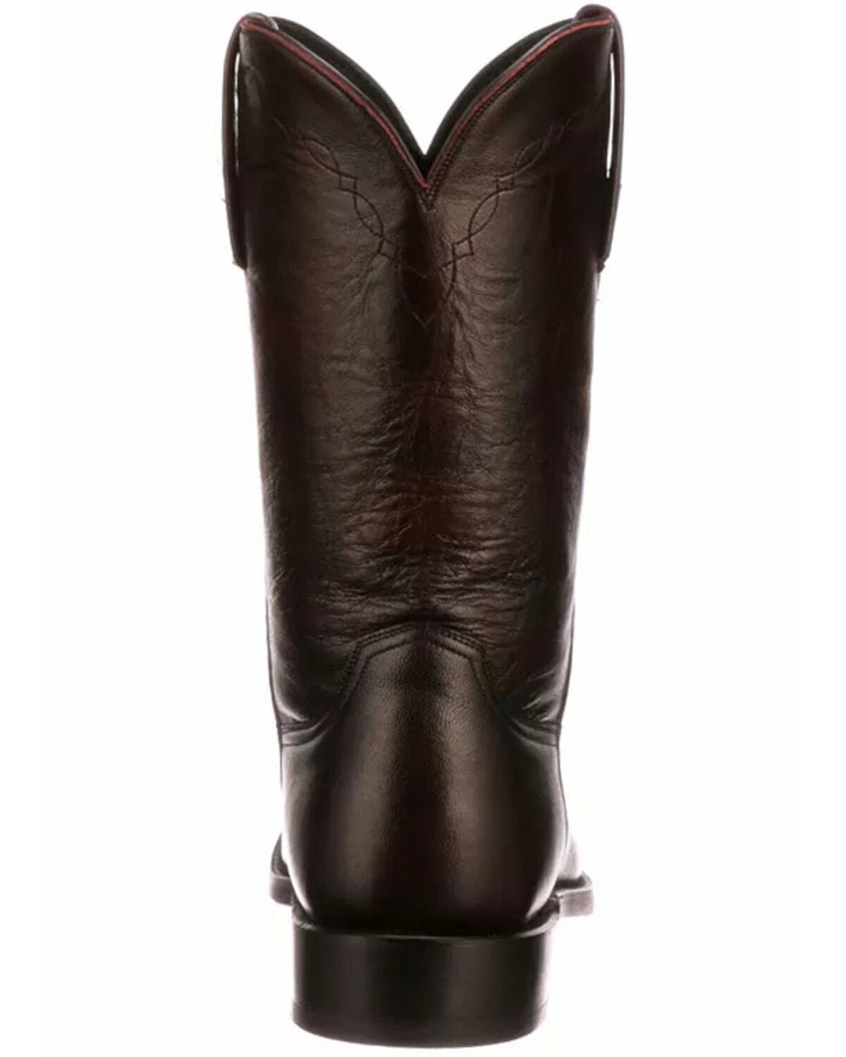Image #4 - Lucchese Men's Majestic Roper Western Boots - Round Toe, Black Cherry, hi-res