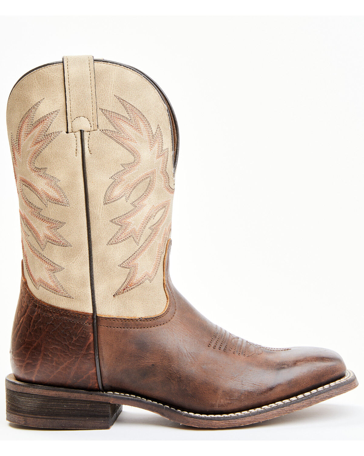 Image #2 - Nocona Men's Henry Western Boots - Broad Square Toe, Brown, hi-res