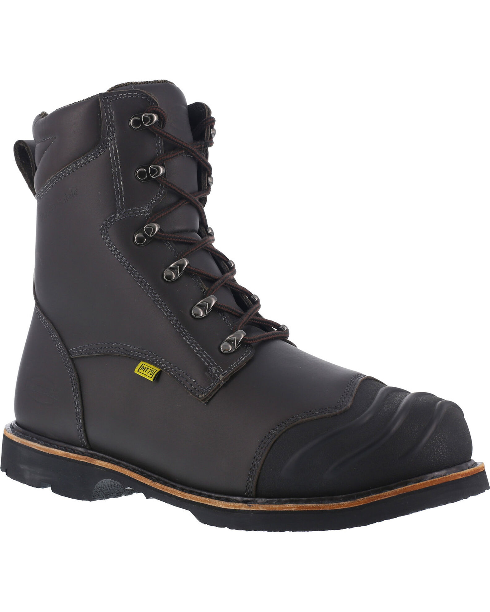 Composite toe black work boots hot sale