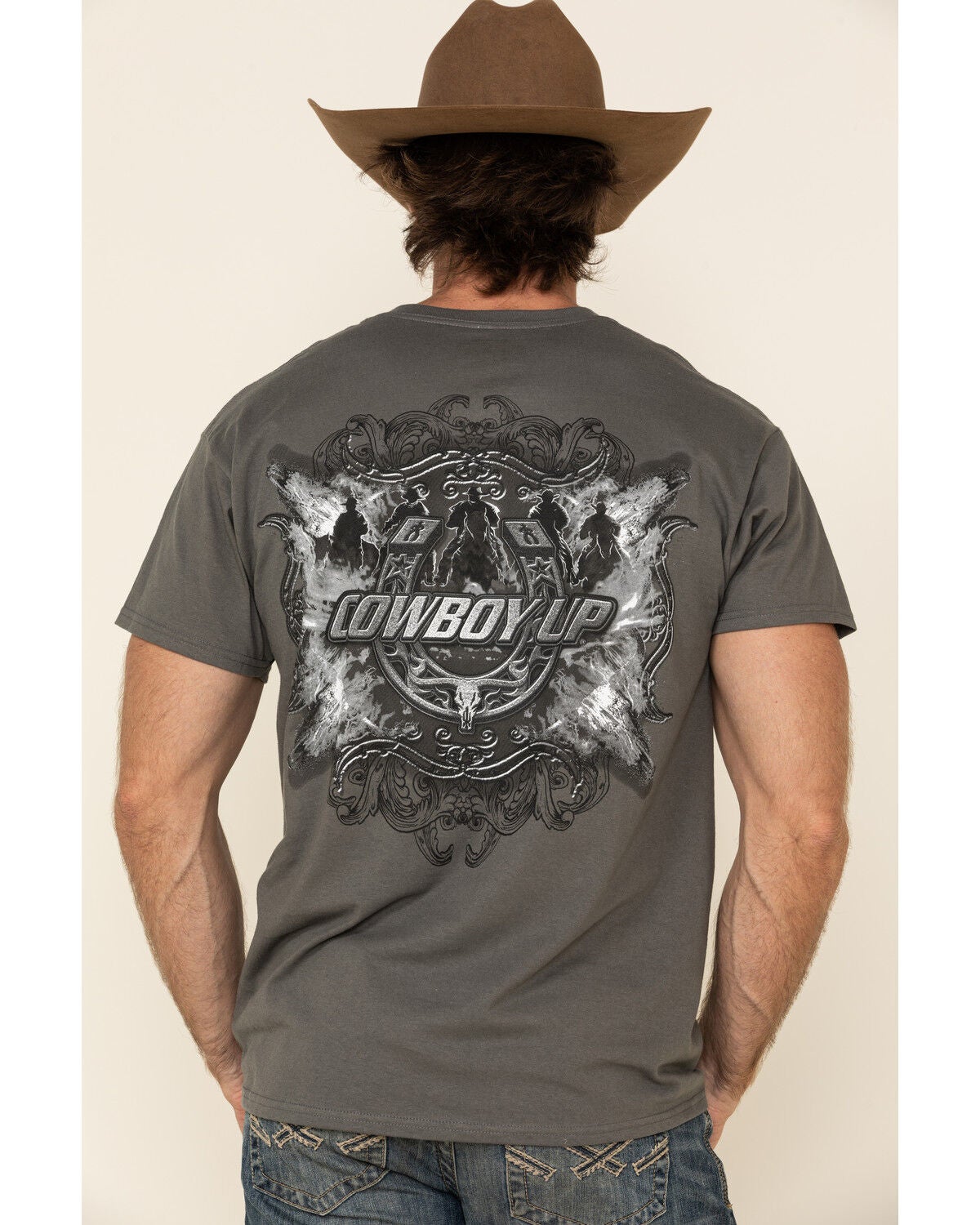 Cowboy Up Men's Open Range Graphic Tee 