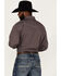 Image #4 - Cowboy Hardware Men's Wavy Square Geo Print Western Shirt , Red, hi-res