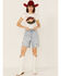 Image #1 - Show Me Your Mumu Women's Brentwood Distressed Denim Jean Shorts, , hi-res