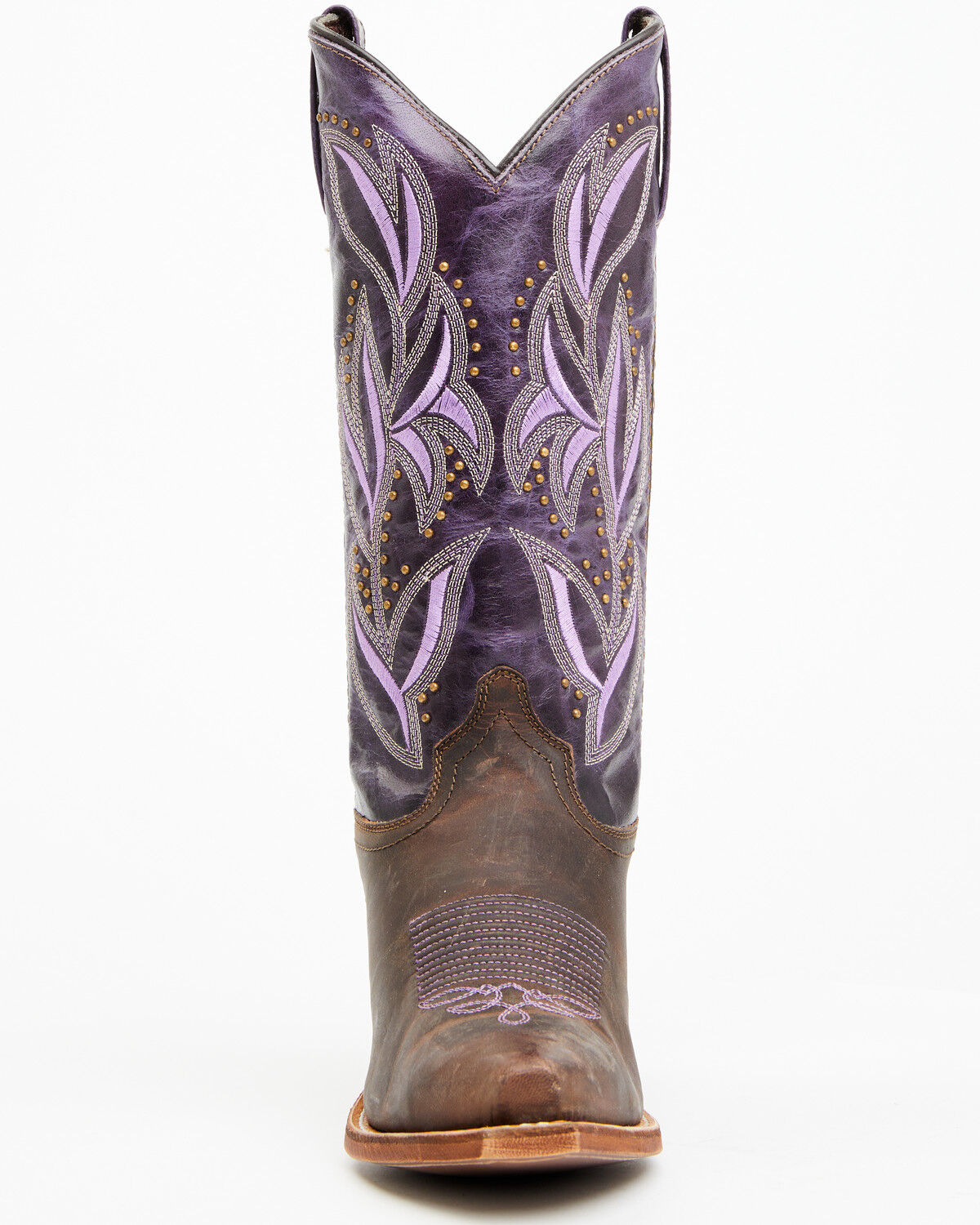 Image #4 - Laredo Women's Larissa Performance Western Boots - Snip Toe, Purple, hi-res
