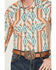 Image #3 - Rock & Roll Denim Men's Southwestern Long Sleeve Pearl Snap Western Shirt , Cream, hi-res