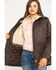 Image #2 - Outback Trading Co. Women's Woodbury Canyonland Jacket with Sherpa Hood, Brown, hi-res