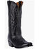 Image #1 - El Dorado Men's Handmade Vanquished Calf Western Boots - Square Toe, Black, hi-res