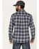 Image #4 - Brothers and Sons Men's Bosque Everyday Plaid Print Long Sleeve Button Down Flannel Shirt, Indigo, hi-res