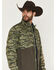 Image #2 - Ariat Men's Logo Camo Logo Concealed Carry Softshell Jacket, Black, hi-res