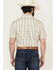 Image #4 - RANK 45® Men's Lone Star Southwestern Short Sleeve Button-Down Stretch Western Shirt, Tan, hi-res
