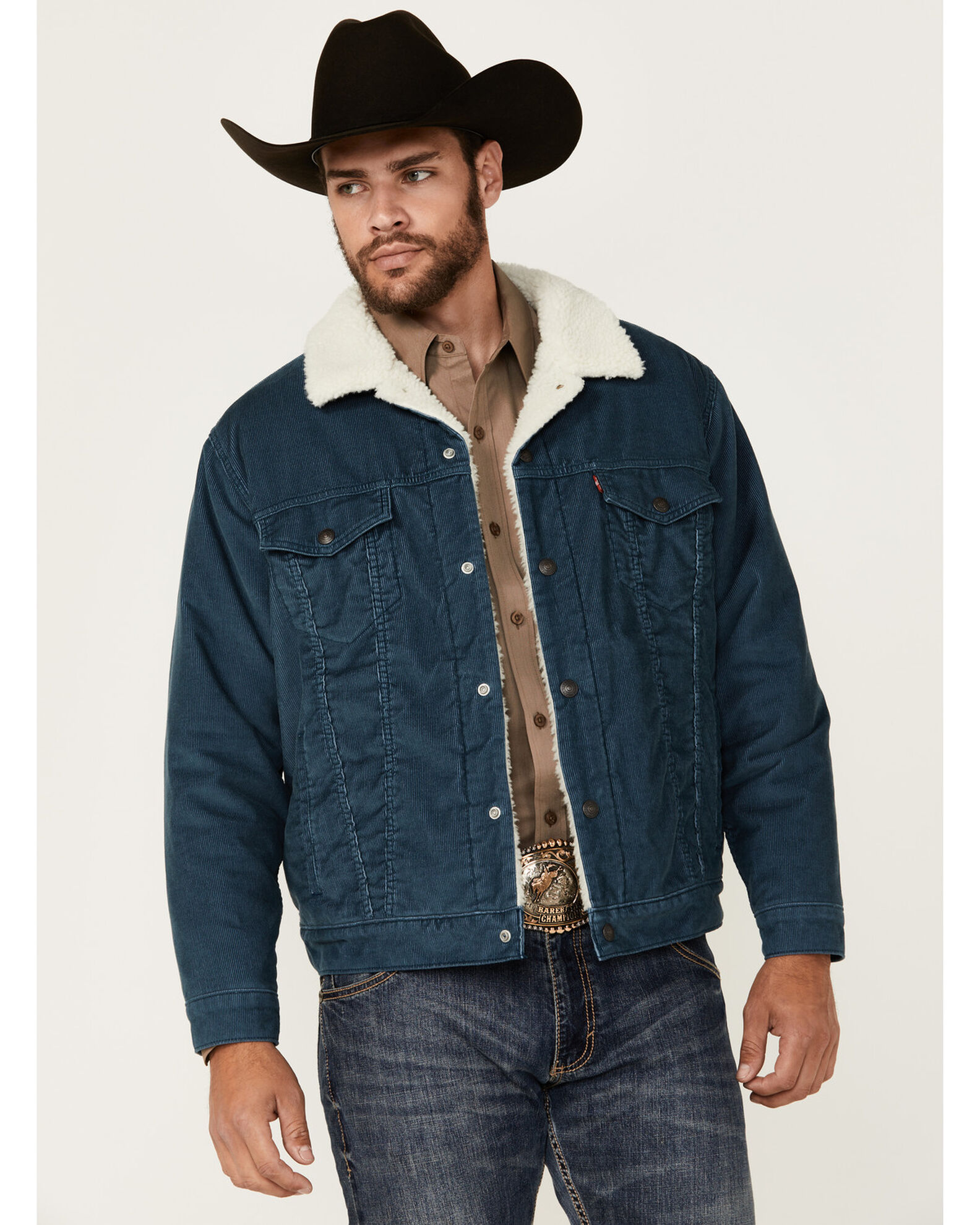 Levi's men's corduroy sherpa lined trucker jacket online
