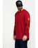 Hawx Men's FR Logo Long Sleeve Work T-Shirt - Tall , Red, hi-res